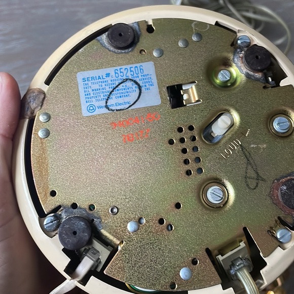 Vintage Western Electric Cream Ratary Princess Phone French style - Picture 4 of 7